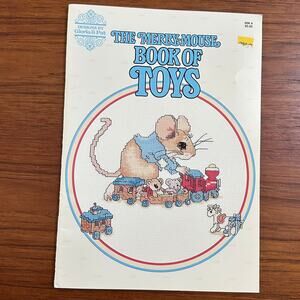 Merry Mouse Book of Toys Cross Stitch Pattern Book 1988